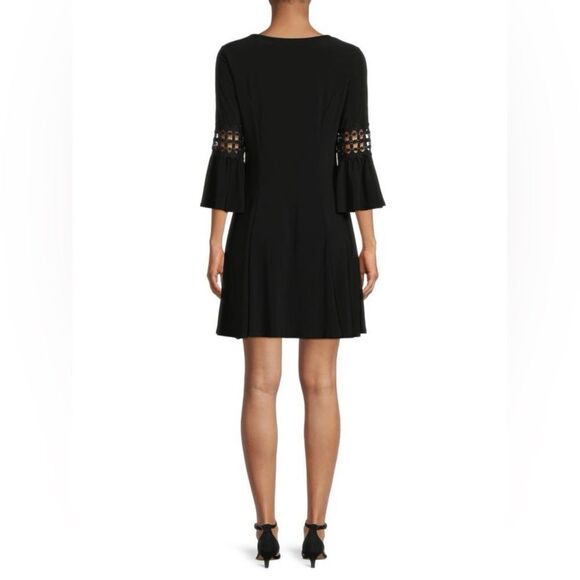 TASH+SOPHIE Lace Trim Mini A Line Dress black size M NWT - Picture 2 of 5
